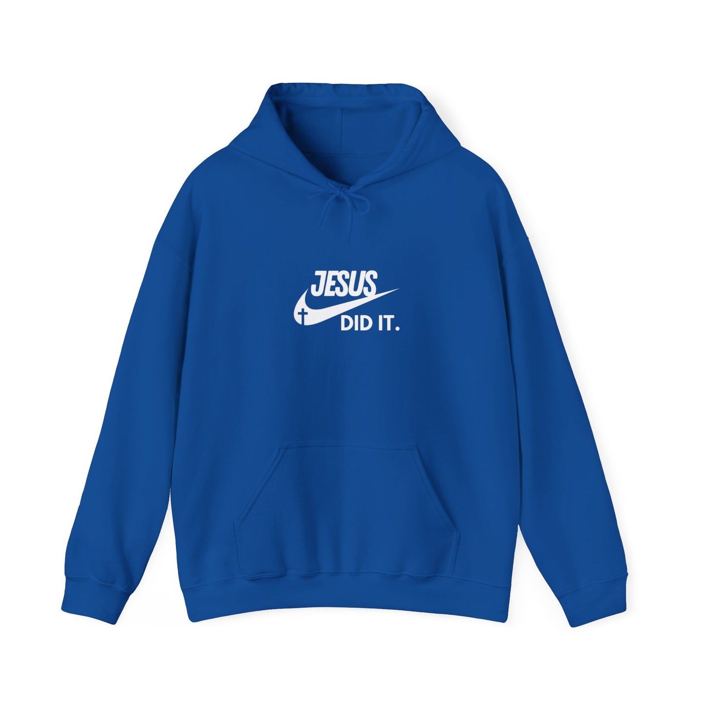 Nike Inspired Swoosh Jesus Did It Unisex Hoodie - Faithful Comfort in Style, Perfect for Church, Gifts, Casual Wear Men's and Women's