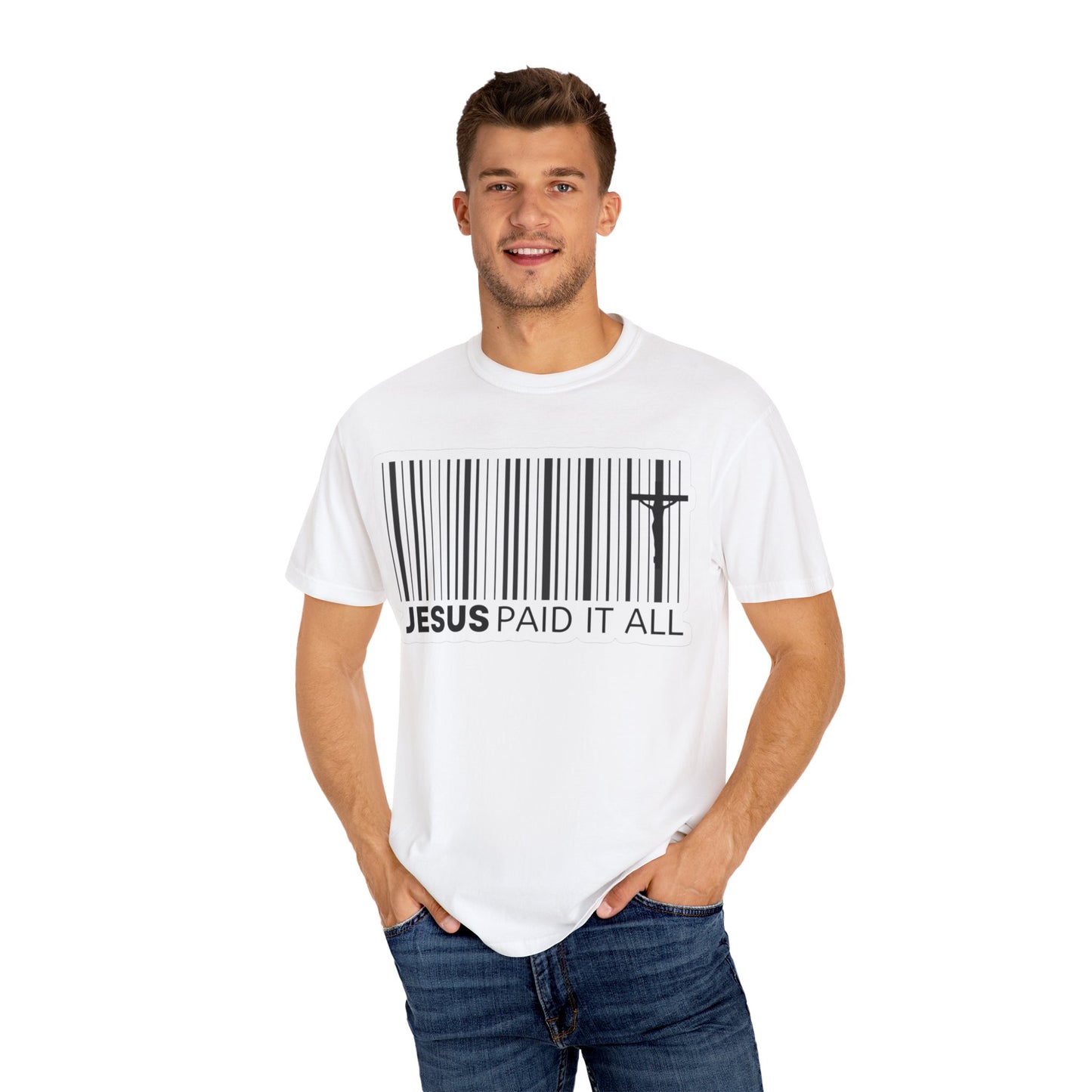 Faith-Inspiring Unisex T-Shirt - Jesus Paid It All, Spiritual Gift, Casual Wear, Christian Apparel