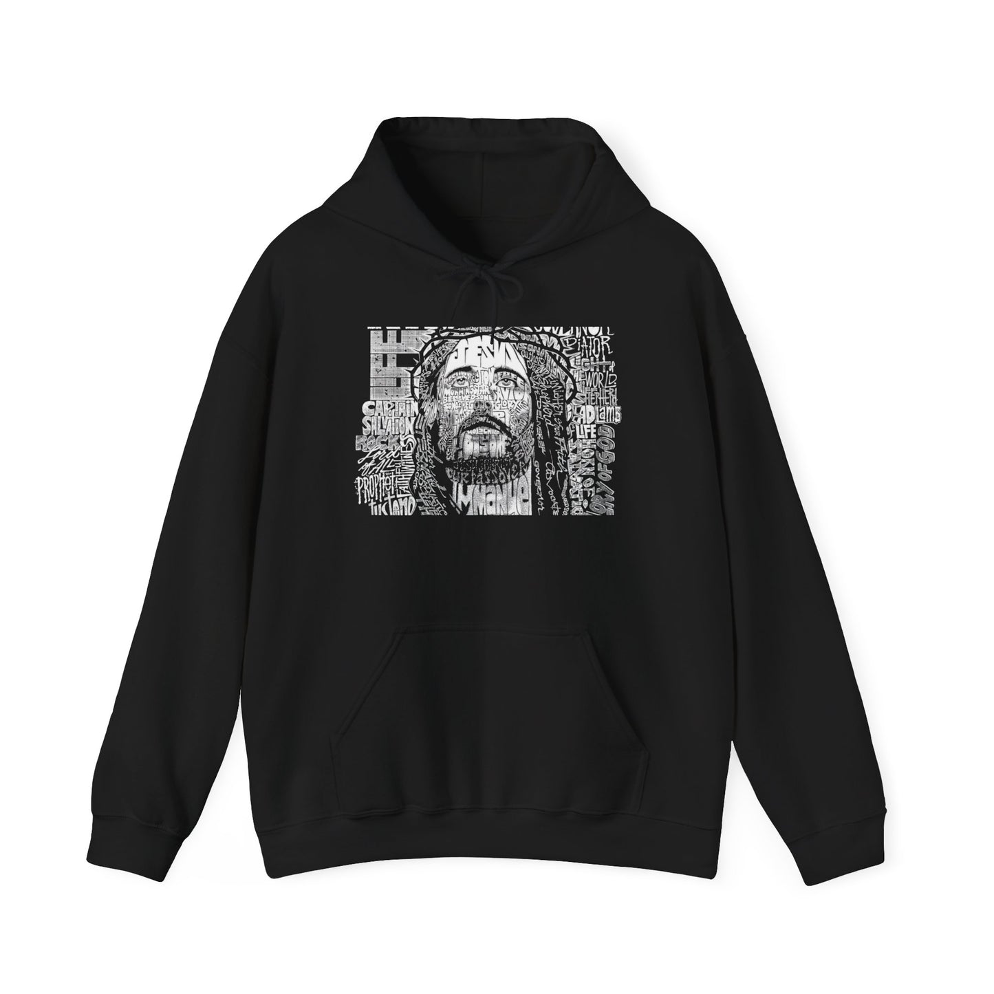 Chic Artistic Unisex Hoodie, Cozy Streetwear, Graphic Sweatshirt Gift, Trendy Layering Piece, Motivational Apparel