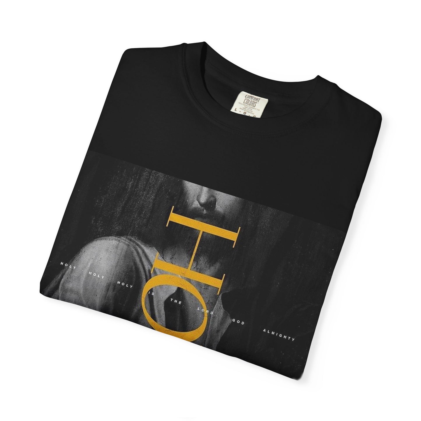 Holy Unisex Garment-Dyed T-Shirt, Casual Tee, Faith-Based Apparel, Spiritual Gift for Believers, Everyday Wear