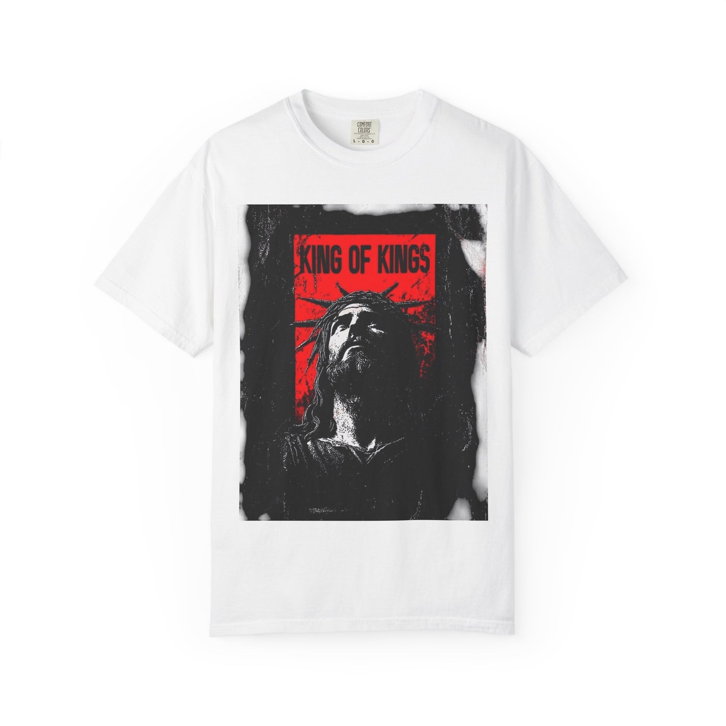 King of Kings Jesus Unisex Garment-Dyed T-shirt | Christian Apparel, Faith-Based Gift, Religious Tee, Inspirational Clothing, Casual Wear