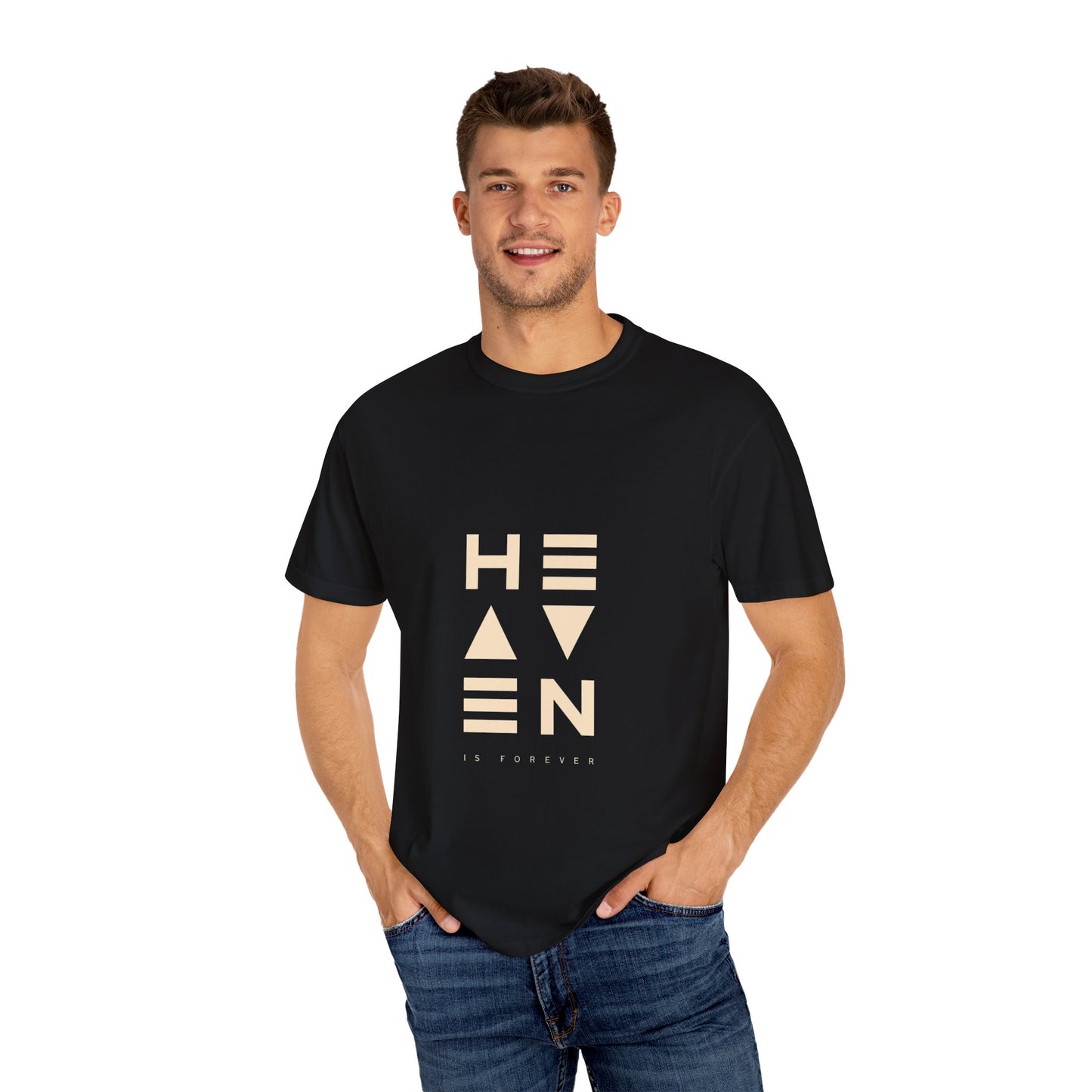 Heaven Unisex T-Shirt, Casual Wear, Gift for Him/Her, Graphic Tees, Everyday Comfort, Spiritual Fashion, Trendy Outfits
