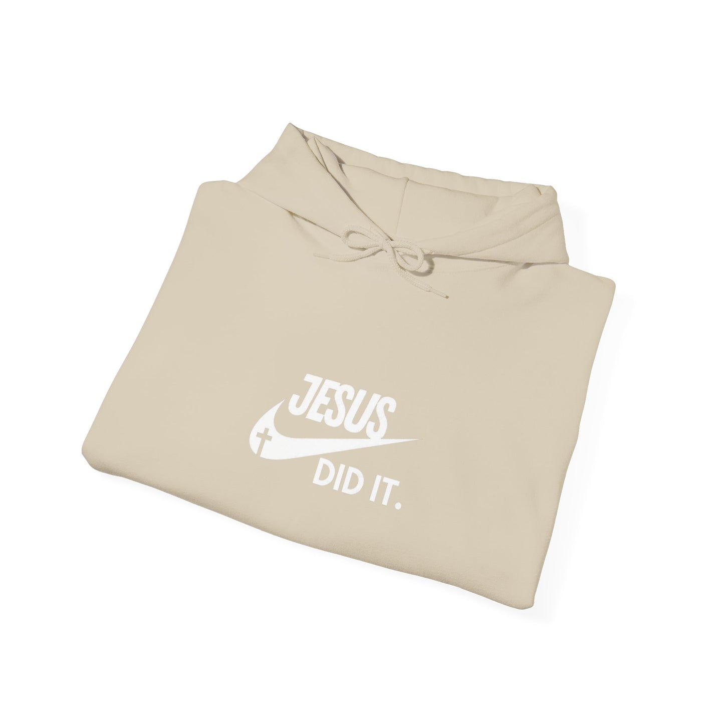 Nike Inspired Swoosh Jesus Did It Unisex Hoodie - Faithful Comfort in Style, Perfect for Church, Gifts, Casual Wear Men's and Women's