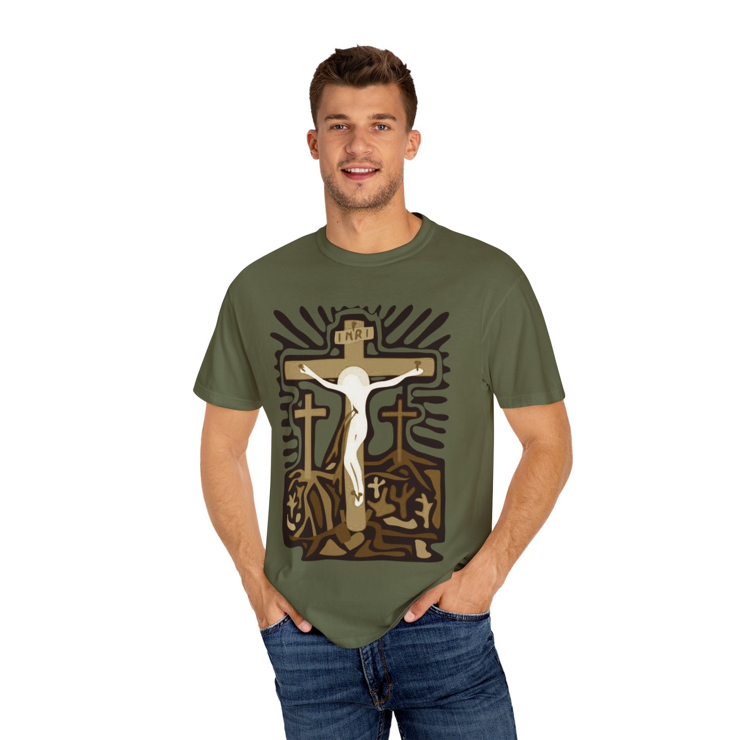 Spiritual Garment-Dyed T-Shirt | Faith-Inspired Apparel, Christian Gift, Inspirational Tee, Casual Style, Unisex Wear