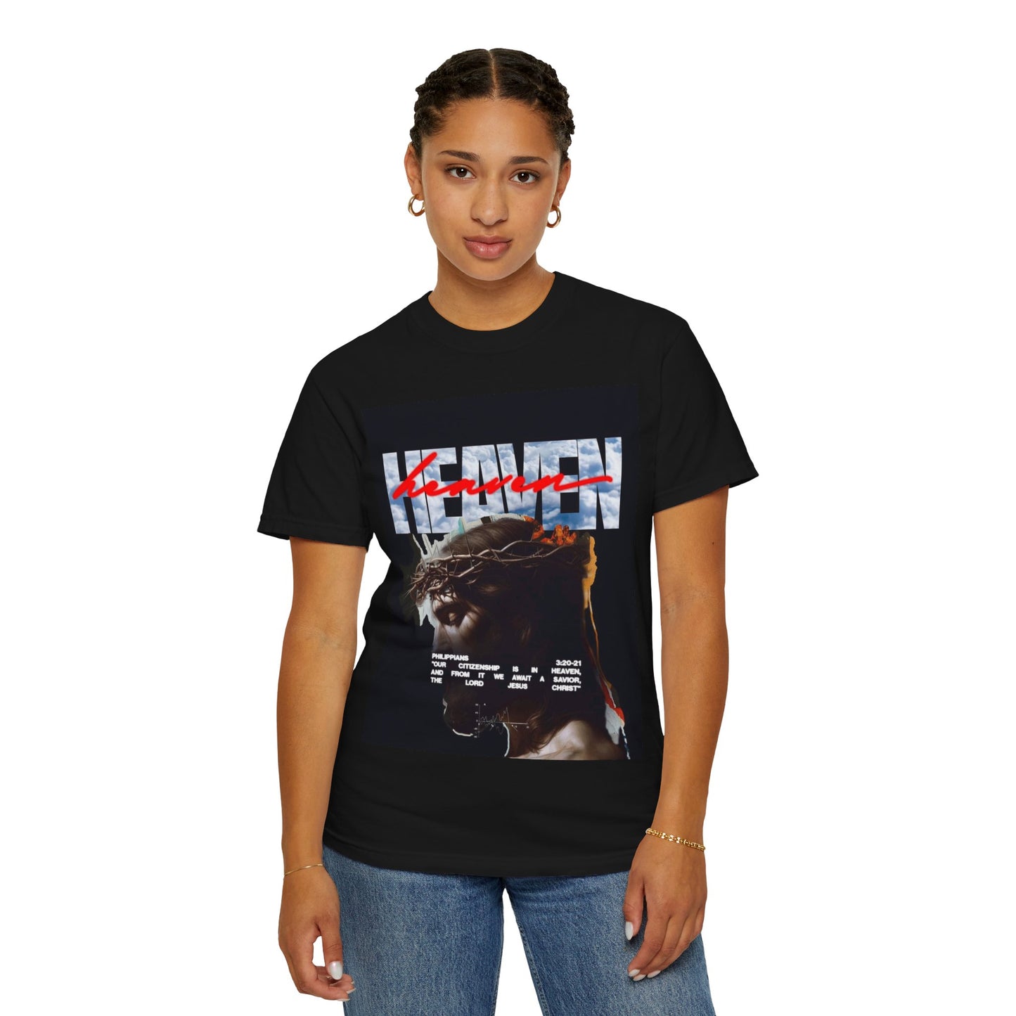 Heavenly Unisex Graphic Tee, Inspirational T-shirt, Streetwear, Gift for Artists, Christian Apparel