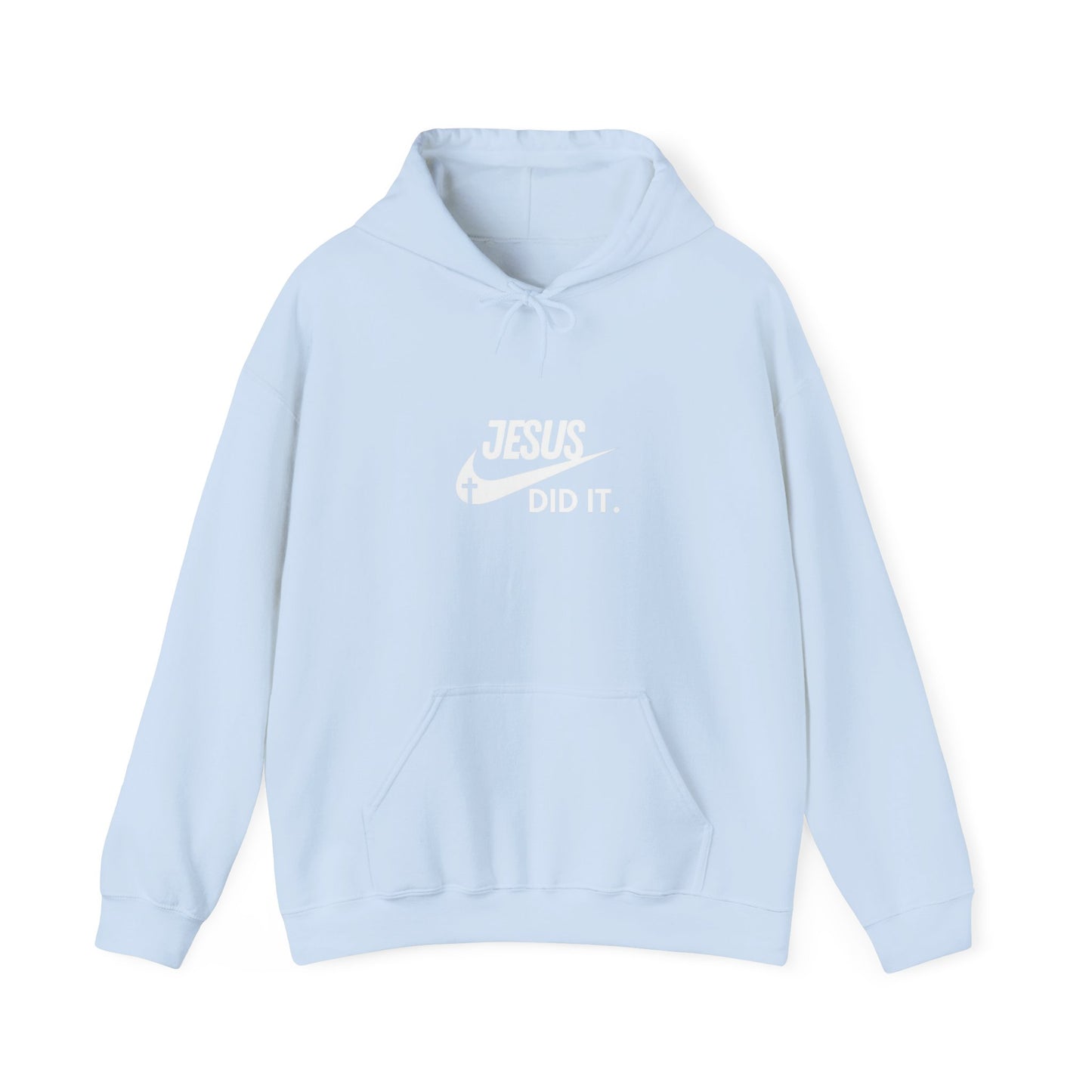 Nike Inspired Swoosh Jesus Did It Unisex Hoodie - Faithful Comfort in Style, Perfect for Church, Gifts, Casual Wear Men's and Women's