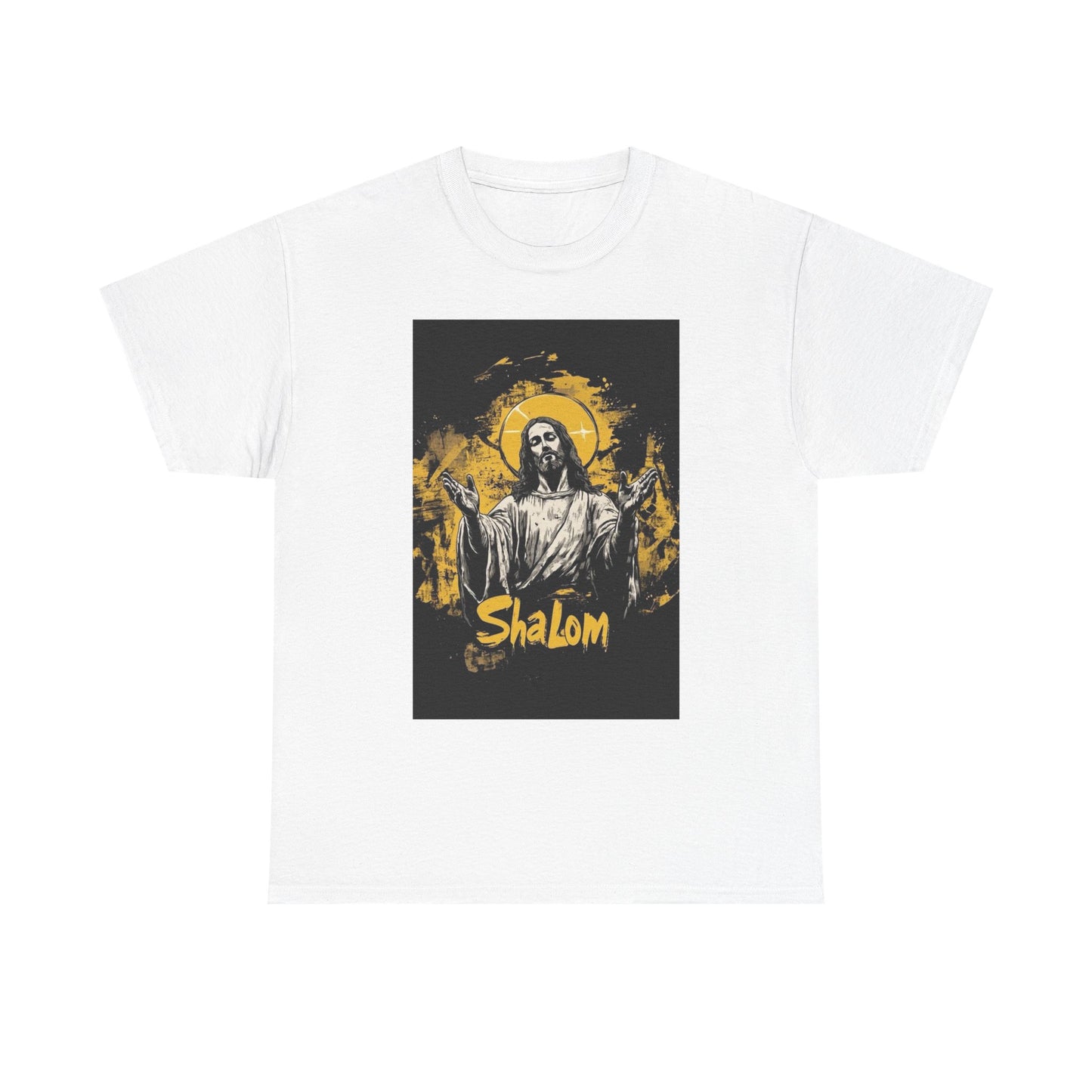 Shalom Jesus Unisex Heavy Cotton Tee, Spiritual T-Shirt, Religious Apparel, Faith-Based Gift, Casual Everyday Wear, Perfect for Church [...]
