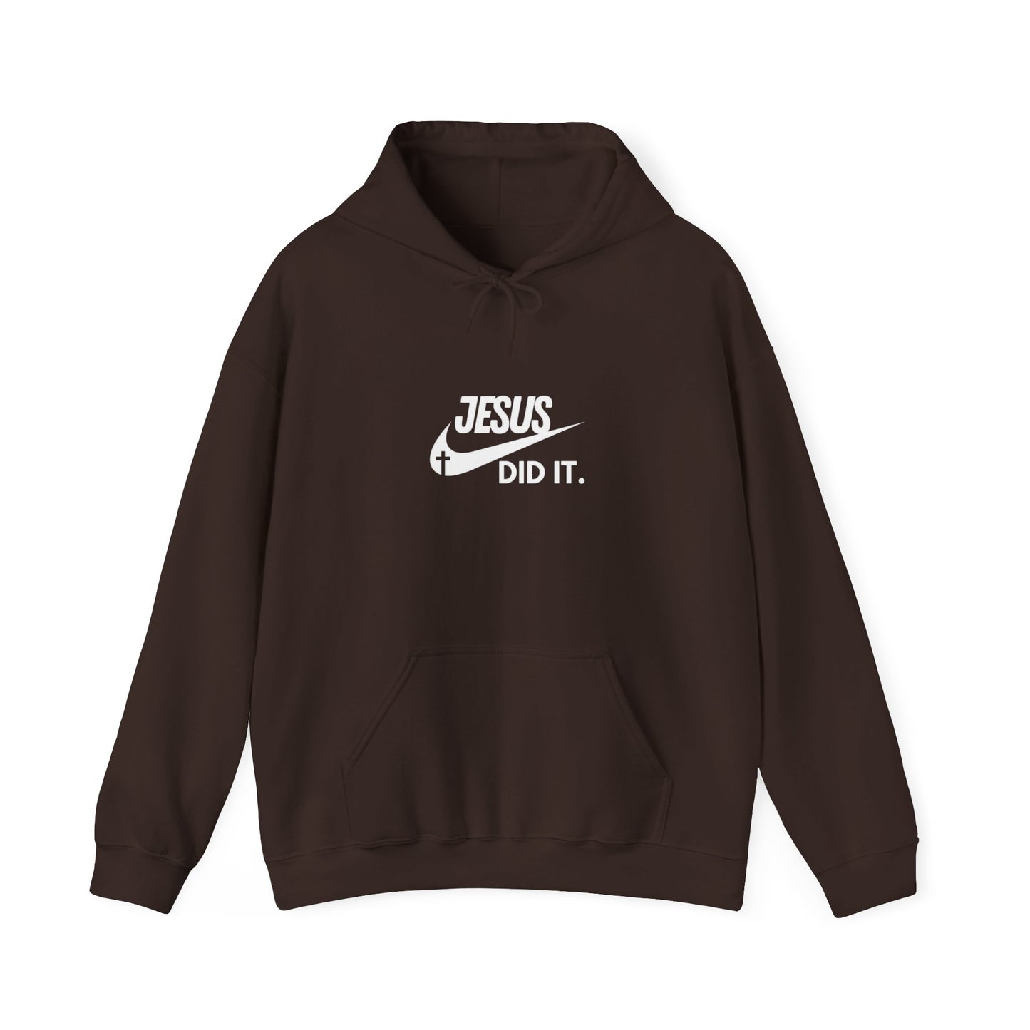 Nike Inspired Swoosh Jesus Did It Unisex Hoodie - Faithful Comfort in Style, Perfect for Church, Gifts, Casual Wear Men's and Women's