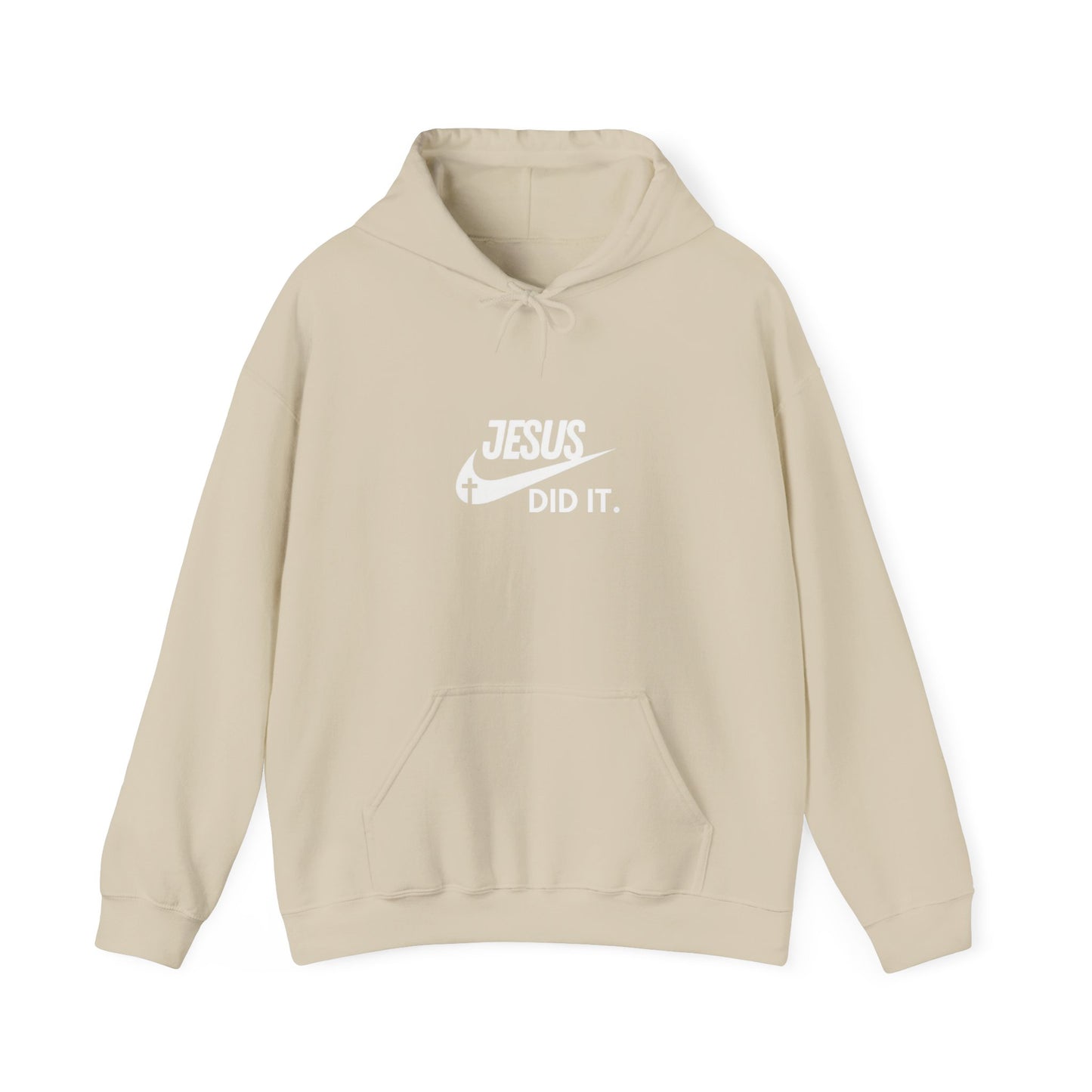 Nike Inspired Swoosh Jesus Did It Unisex Hoodie - Faithful Comfort in Style, Perfect for Church, Gifts, Casual Wear Men's and Women's