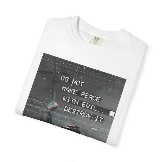 Inspirational Graphic Tee with a Bold Message, Distressed Style Unisex T-shirt, Casual Streetwear, Unique Gift for Rebels, Motivational Wear