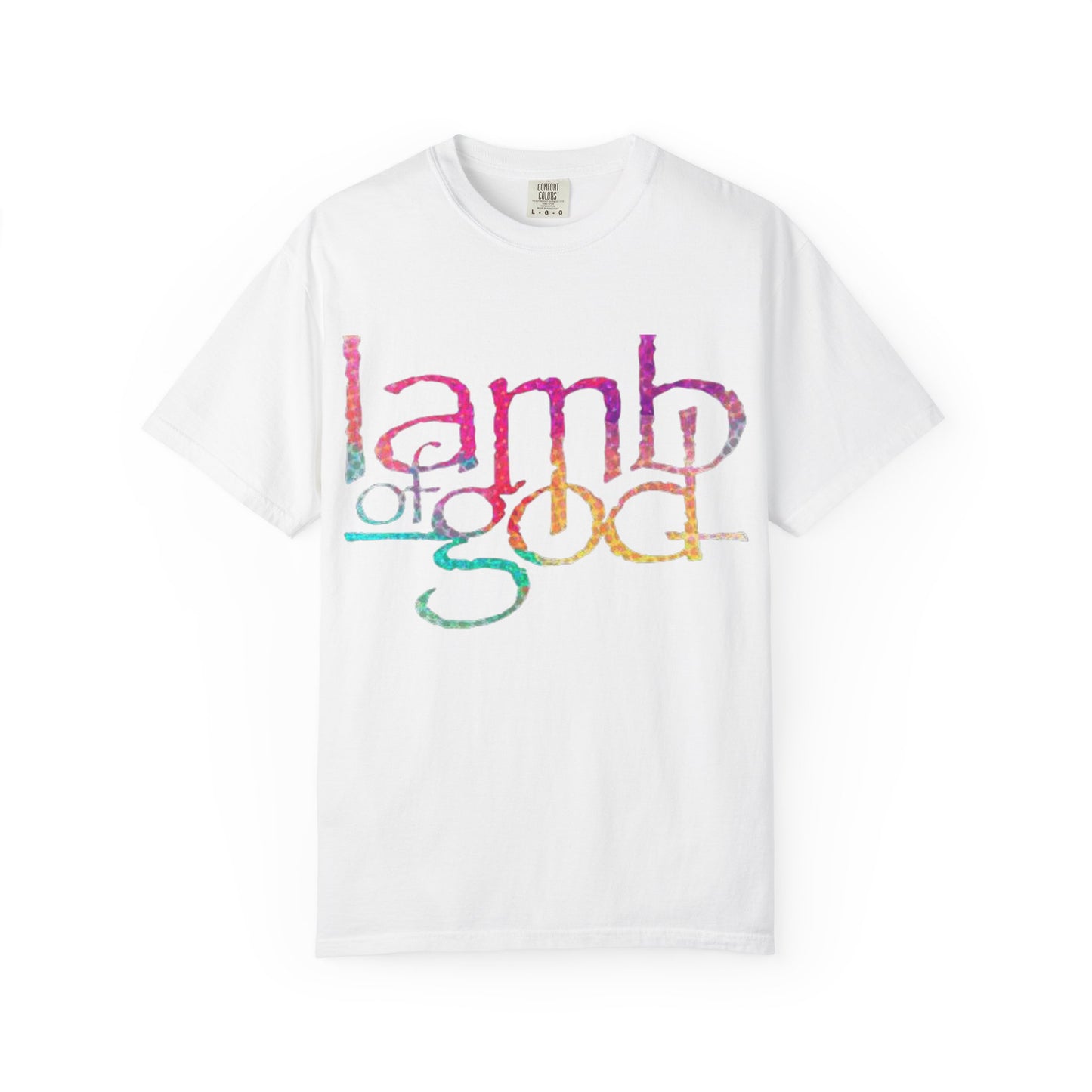 Lamb of God Garment-Dyed T-Shirt, Faith-based Tee, Unisex Apparel
