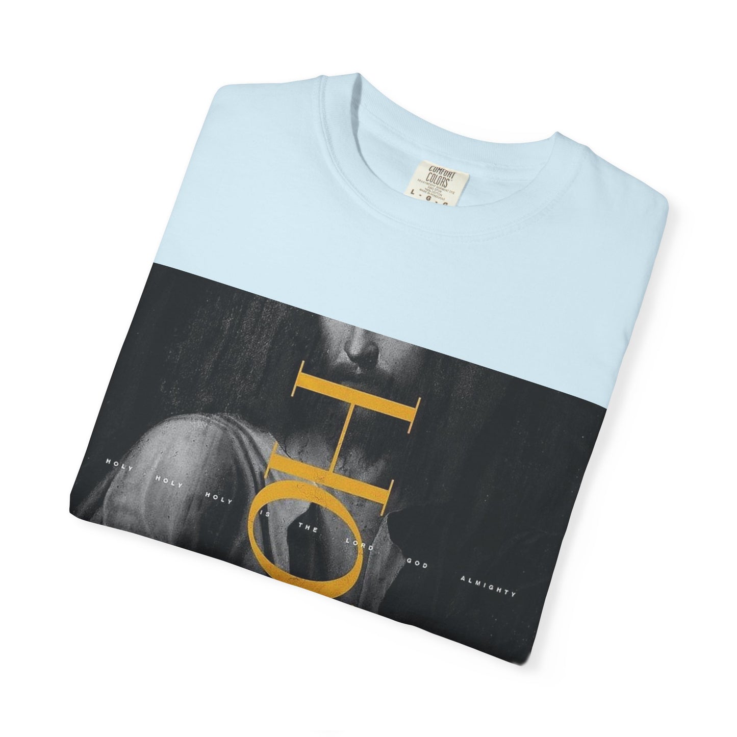 Holy Unisex Garment-Dyed T-Shirt, Casual Tee, Faith-Based Apparel, Spiritual Gift for Believers, Everyday Wear