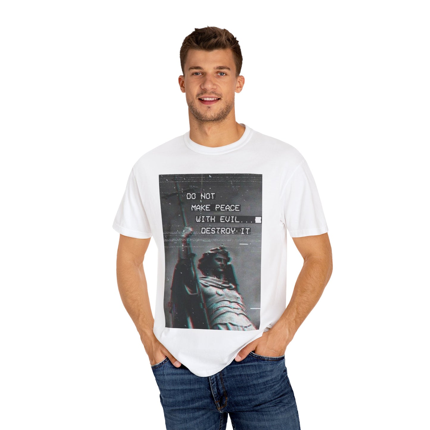 Inspirational Graphic Tee with a Bold Message, Distressed Style Unisex T-shirt, Casual Streetwear, Unique Gift for Rebels, Motivational Wear