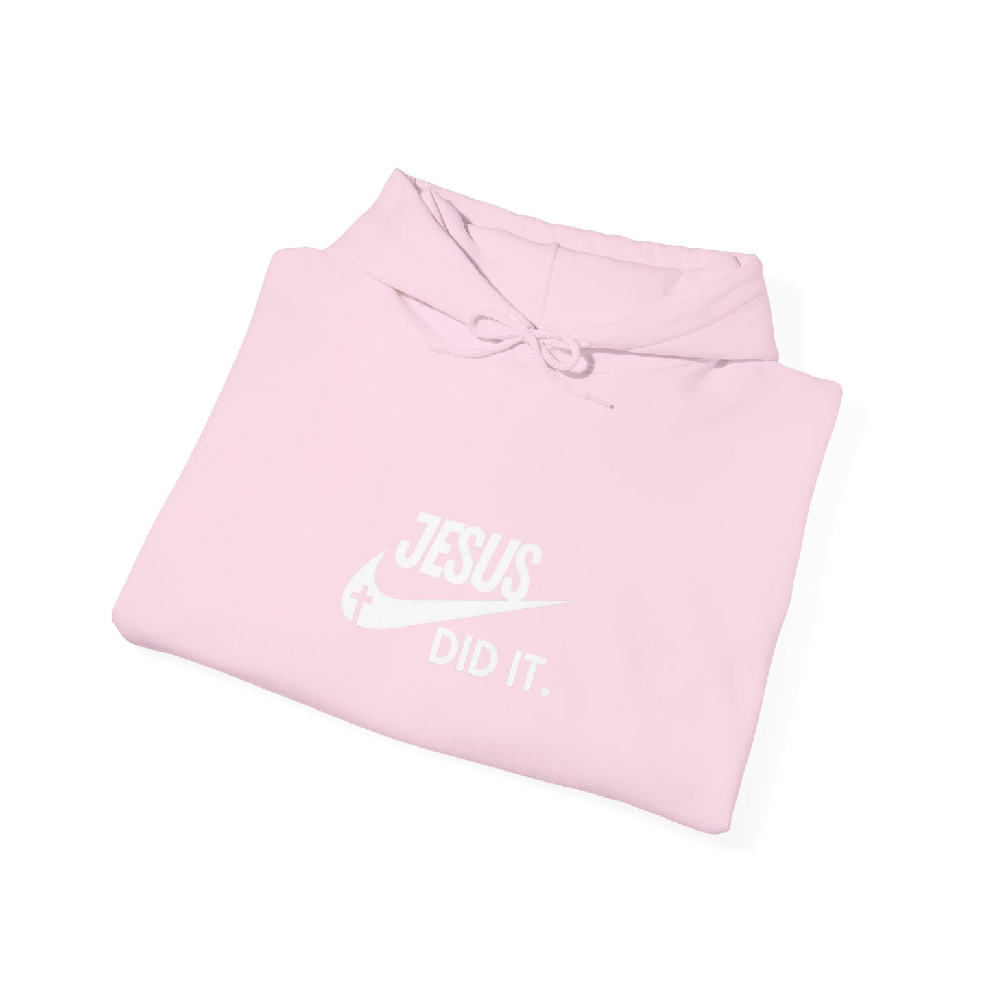 Nike Inspired Swoosh Jesus Did It Unisex Hoodie - Faithful Comfort in Style, Perfect for Church, Gifts, Casual Wear Men's and Women's