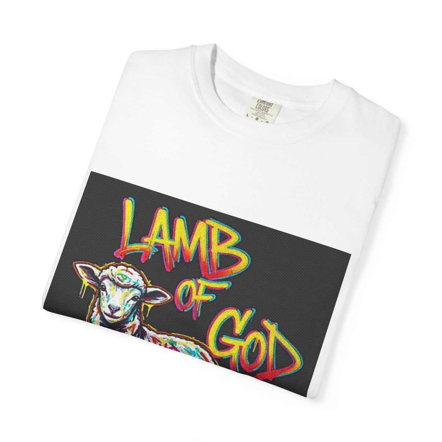 Lamb Of God Vibrant Graphic Tee  | Perfect for Concerts | Unisex T-Shirt with 'Lamb of God' Design