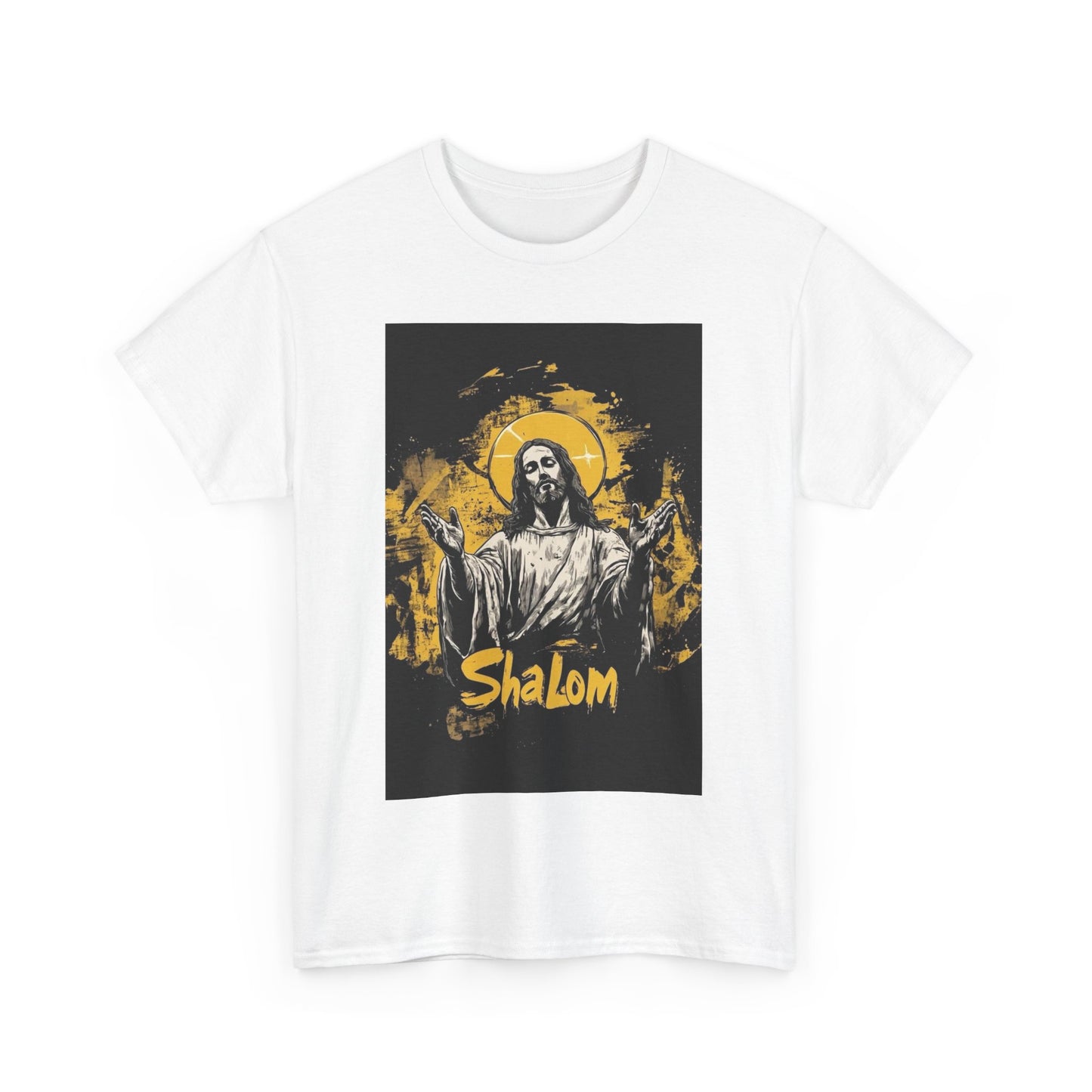 Shalom Jesus Unisex Heavy Cotton Tee, Spiritual T-Shirt, Religious Apparel, Faith-Based Gift, Casual Everyday Wear, Perfect for Church [...]