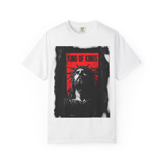 King of Kings Jesus Unisex Garment-Dyed T-shirt | Christian Apparel, Faith-Based Gift, Religious Tee, Inspirational Clothing, Casual Wear