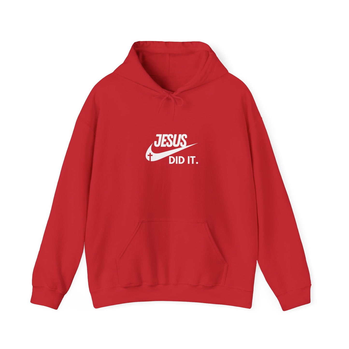 Nike Inspired Swoosh Jesus Did It Unisex Hoodie - Faithful Comfort in Style, Perfect for Church, Gifts, Casual Wear Men's and Women's