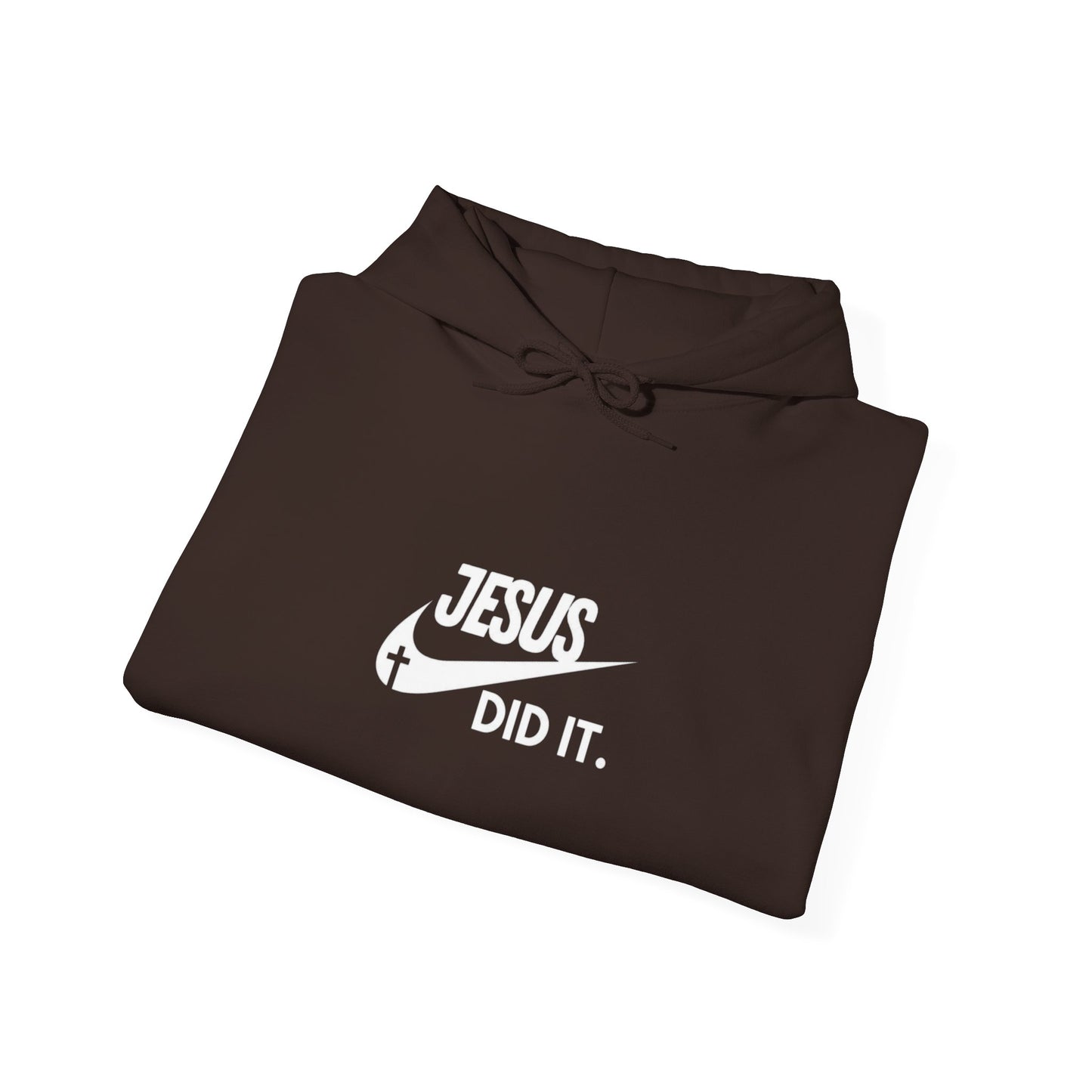 Nike Inspired Swoosh Jesus Did It Unisex Hoodie - Faithful Comfort in Style, Perfect for Church, Gifts, Casual Wear Men's and Women's
