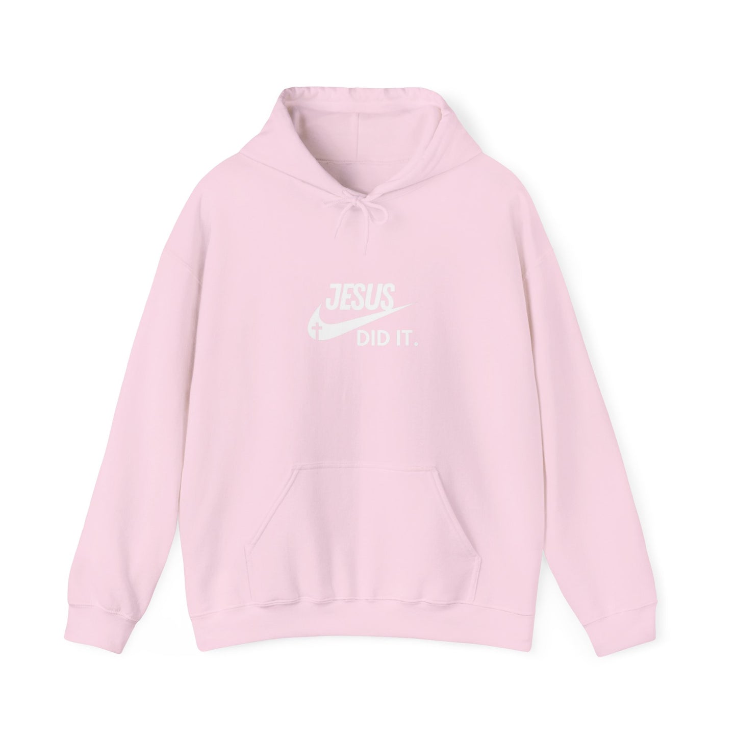 Nike Inspired Swoosh Jesus Did It Unisex Hoodie - Faithful Comfort in Style, Perfect for Church, Gifts, Casual Wear Men's and Women's