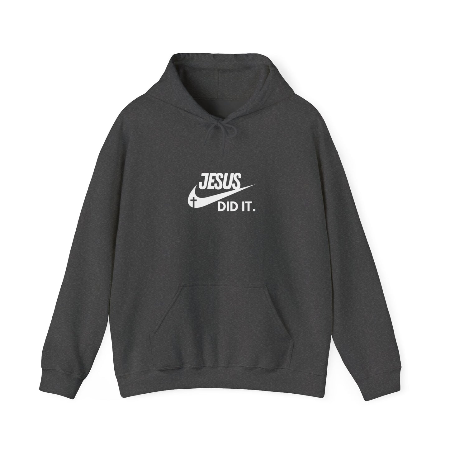 Nike Inspired Swoosh Jesus Did It Unisex Hoodie - Faithful Comfort in Style, Perfect for Church, Gifts, Casual Wear Men's and Women's