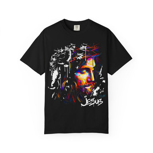 Jesus Pop Colored Graphic Streetwear T-shirt