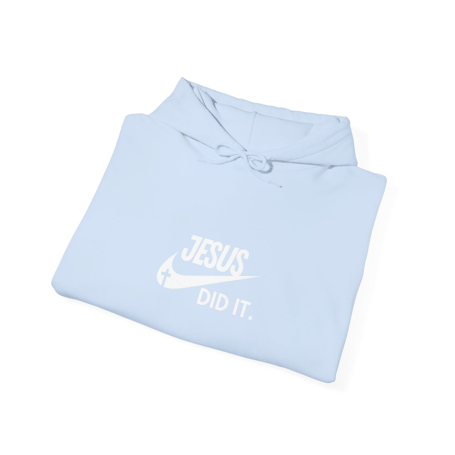 Nike Inspired Swoosh Jesus Did It Unisex Hoodie - Faithful Comfort in Style, Perfect for Church, Gifts, Casual Wear Men's and Women's