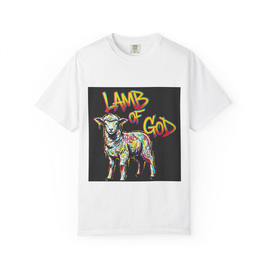 Lamb Of God Vibrant Graphic Tee  | Perfect for Concerts | Unisex T-Shirt with 'Lamb of God' Design