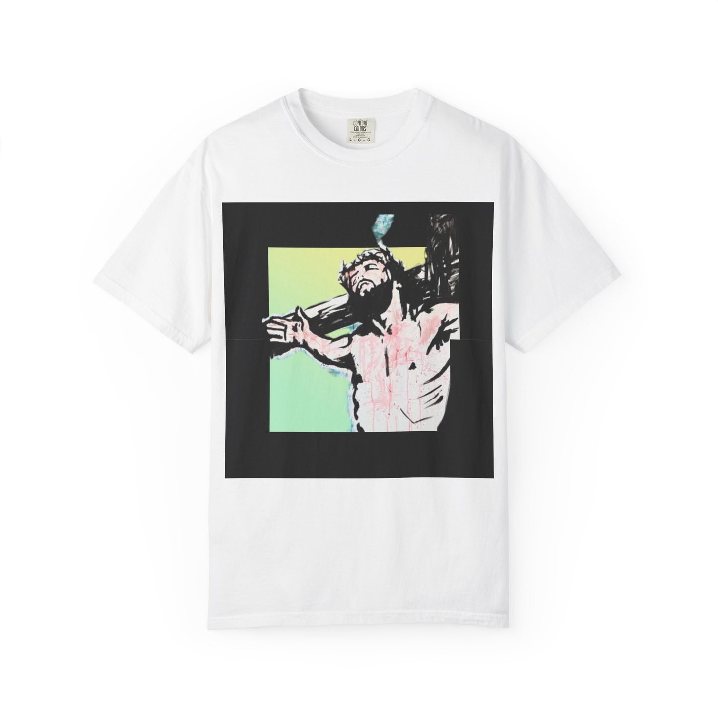 Artistic Jesus Unisex T-shirt | Religious Casual Wear, Graphic Tee, Spiritual Gift, Comfortable Everyday Shirt, Unique Fashion Statement