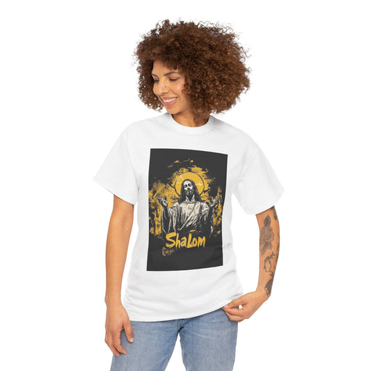 Shalom Jesus Unisex Heavy Cotton Tee, Spiritual T-Shirt, Religious Apparel, Faith-Based Gift, Casual Everyday Wear, Perfect for Church [...]