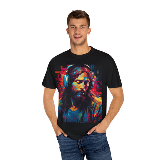 Fun Color Pop DJ Jesus Streetwear T-Shirt