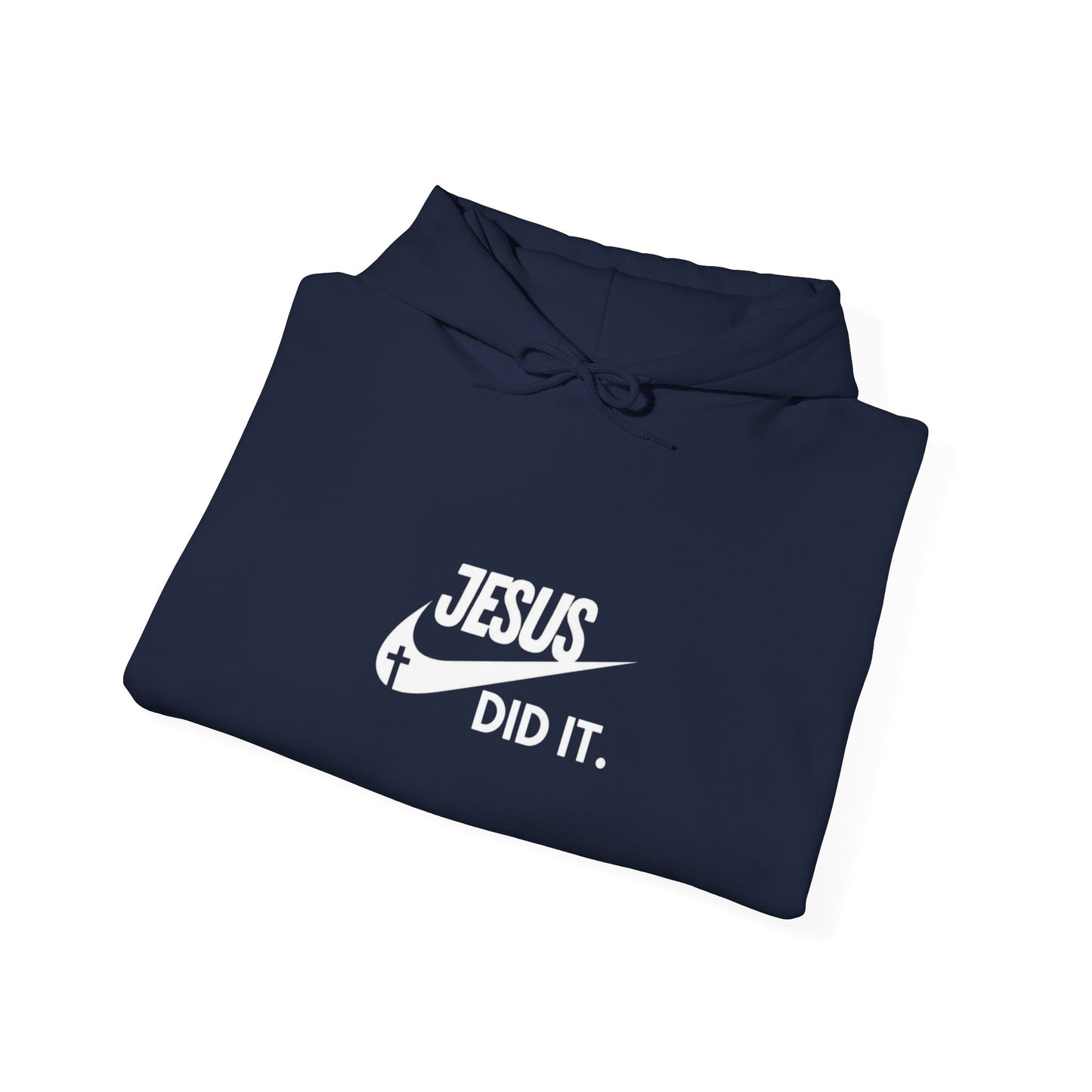 Nike Inspired Swoosh Jesus Did It Unisex Hoodie - Faithful Comfort in Style, Perfect for Church, Gifts, Casual Wear Men's and Women's